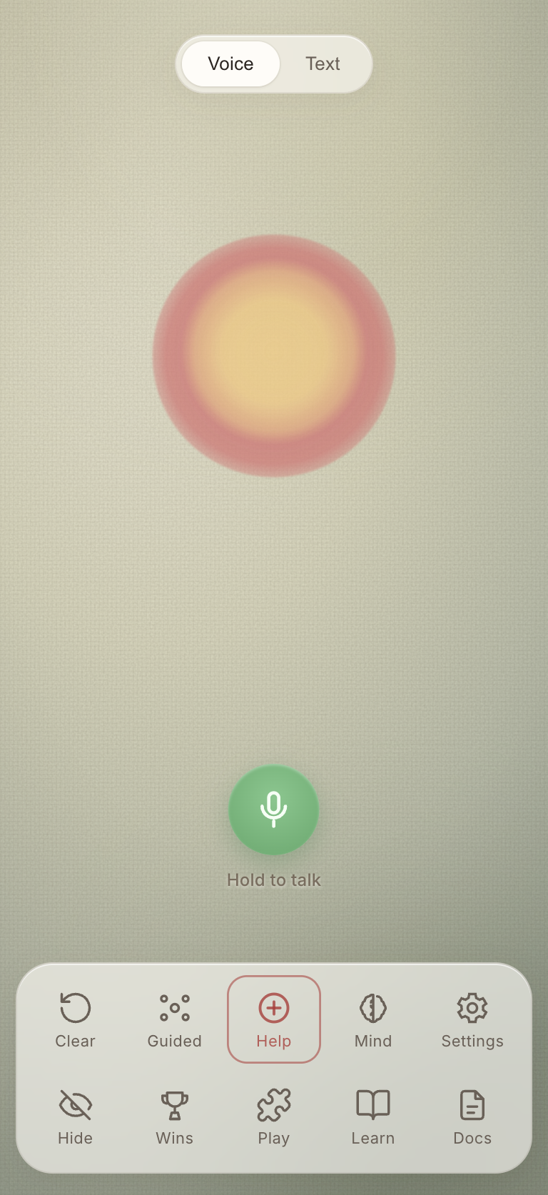 Concept view — Speak it or type it