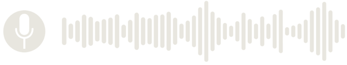 Microphone and voice waveform